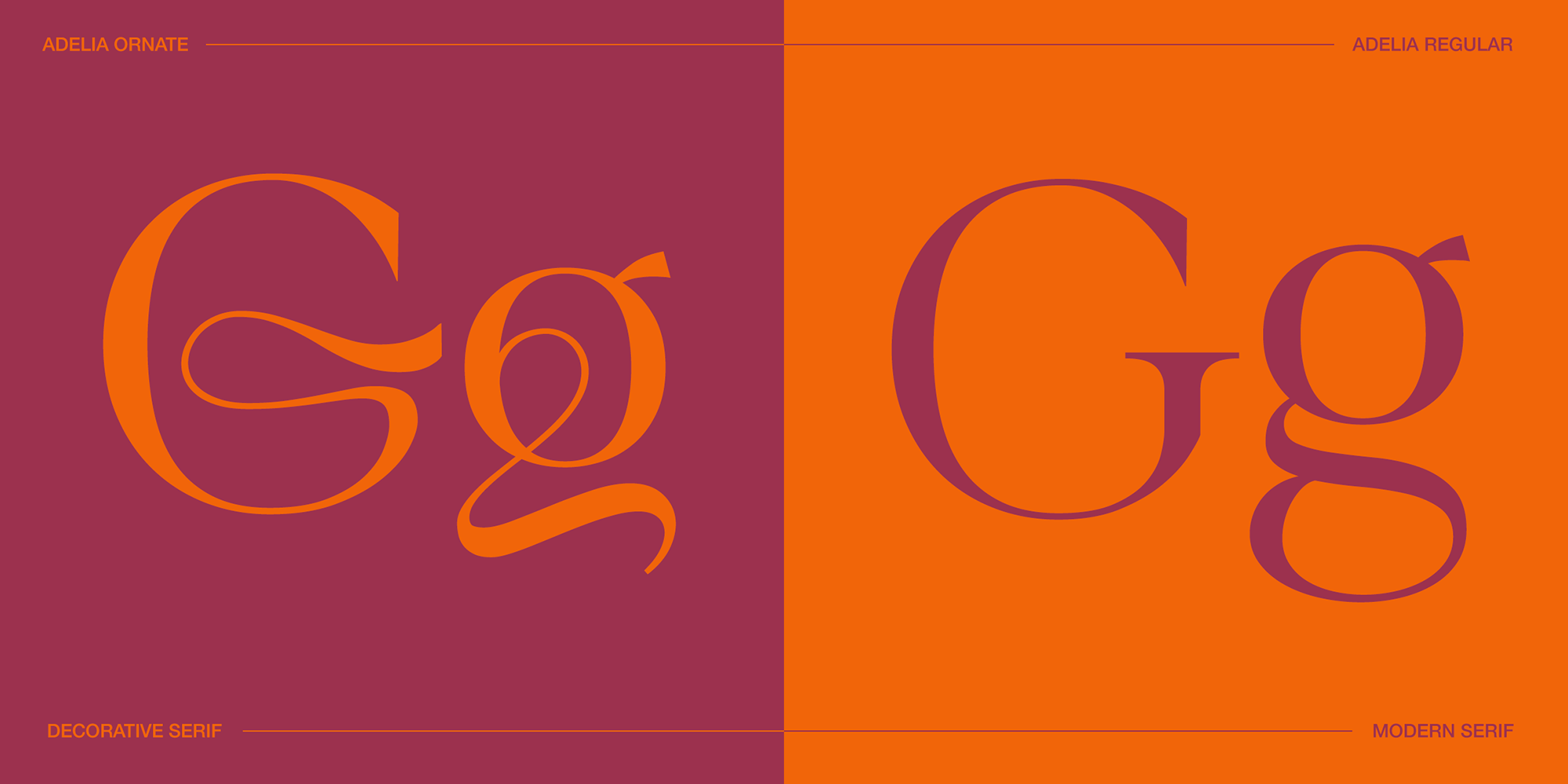 Adelia Font Poster #1