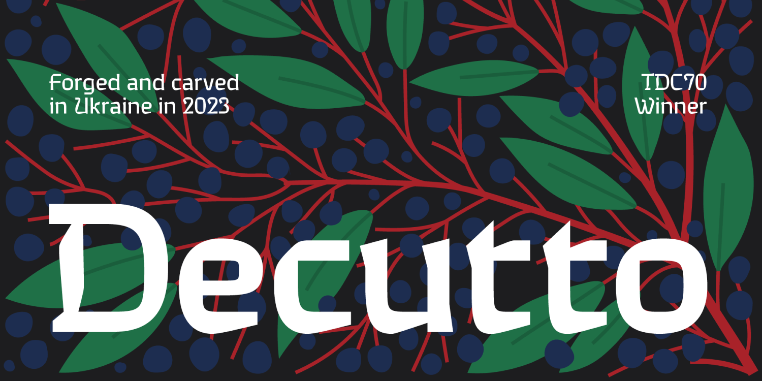 Decutto Font Poster #1