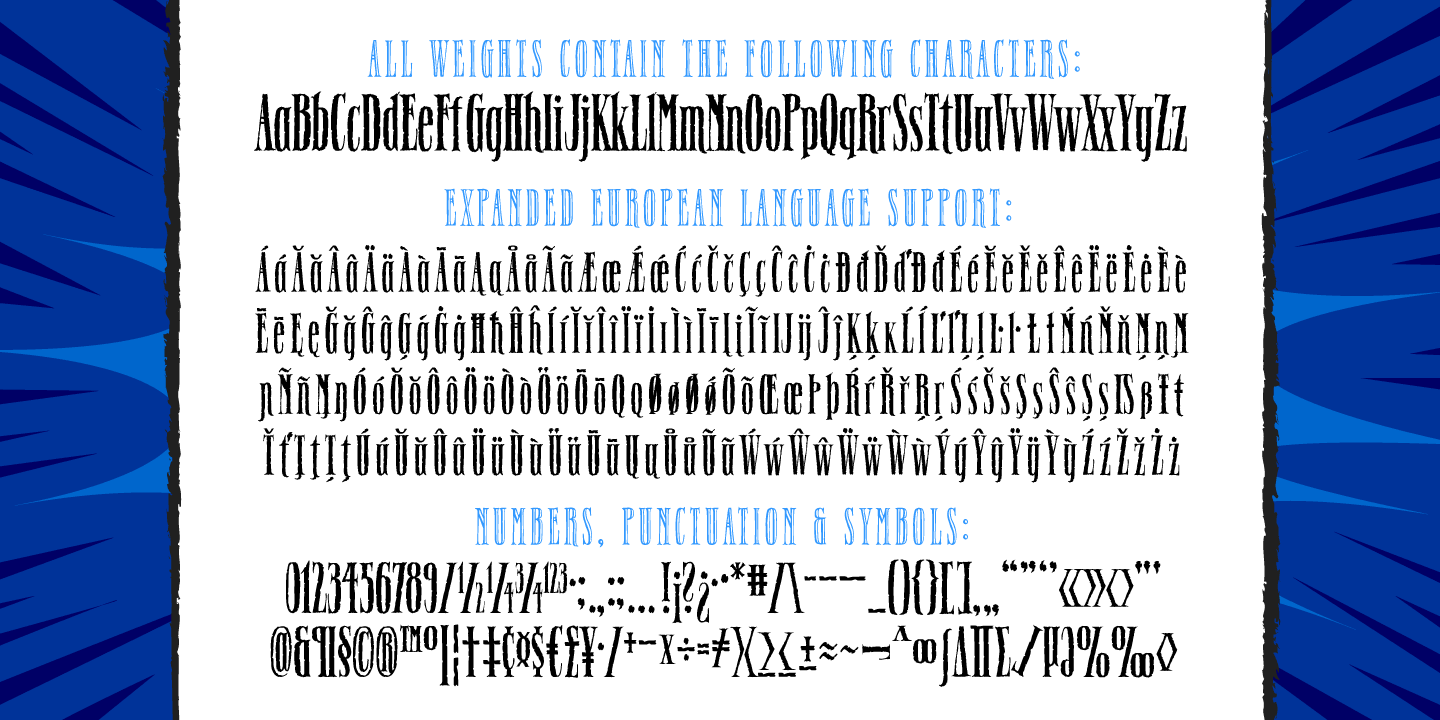 Golem Font Poster #1