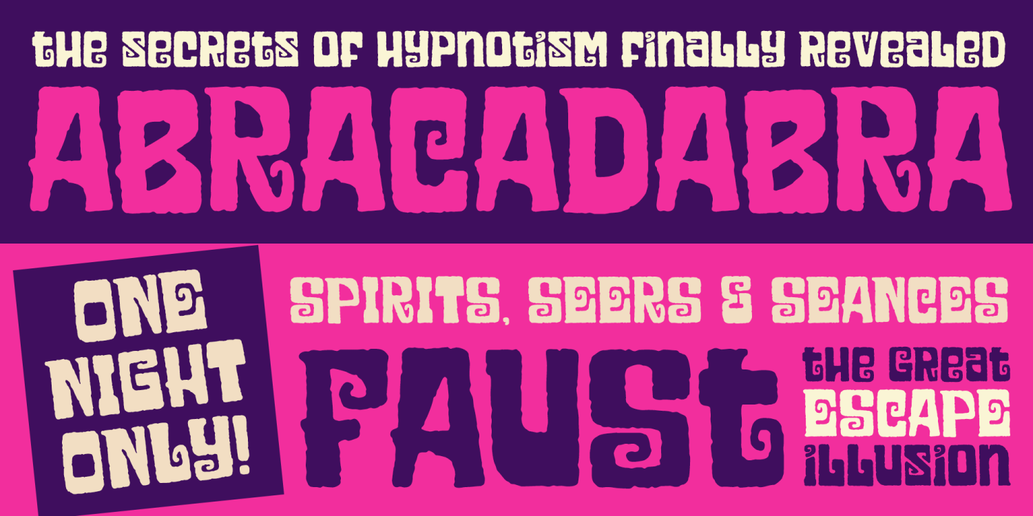 Simsalabim Font Poster #4