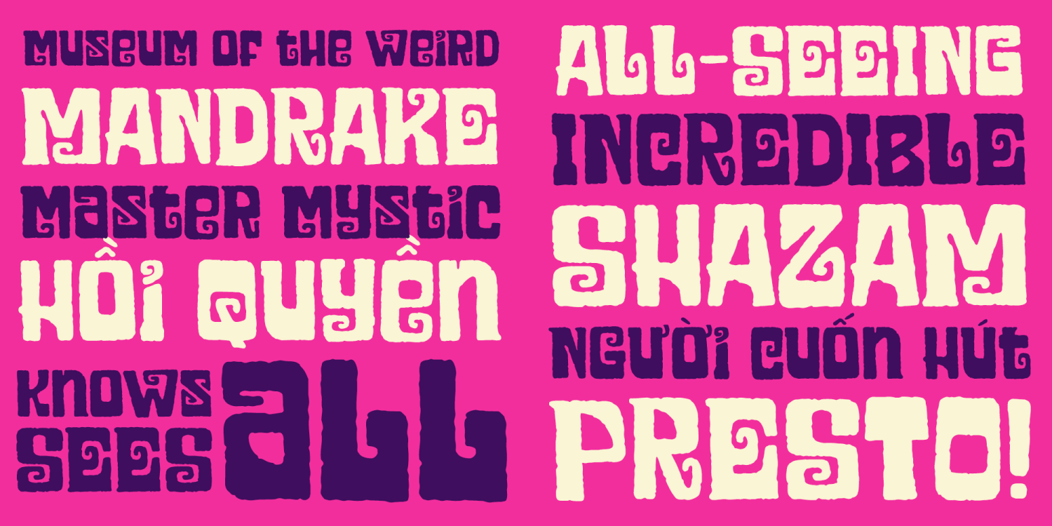 Simsalabim Font Poster #5