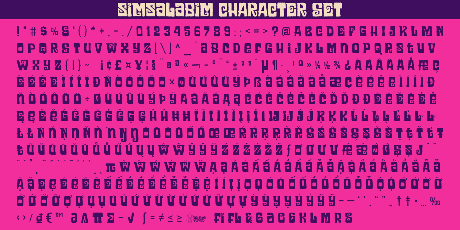 Simsalabim Font Poster #6