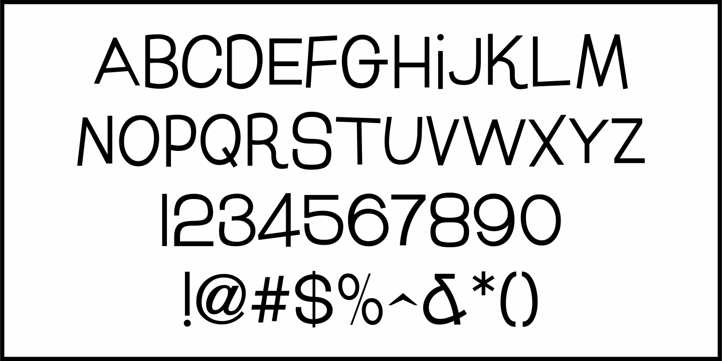 Casual Sunday Font Poster #3