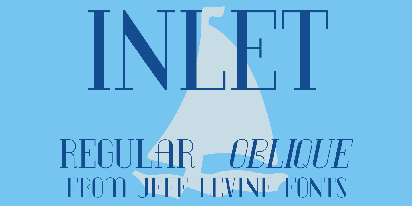 Inlet Font Family Poster