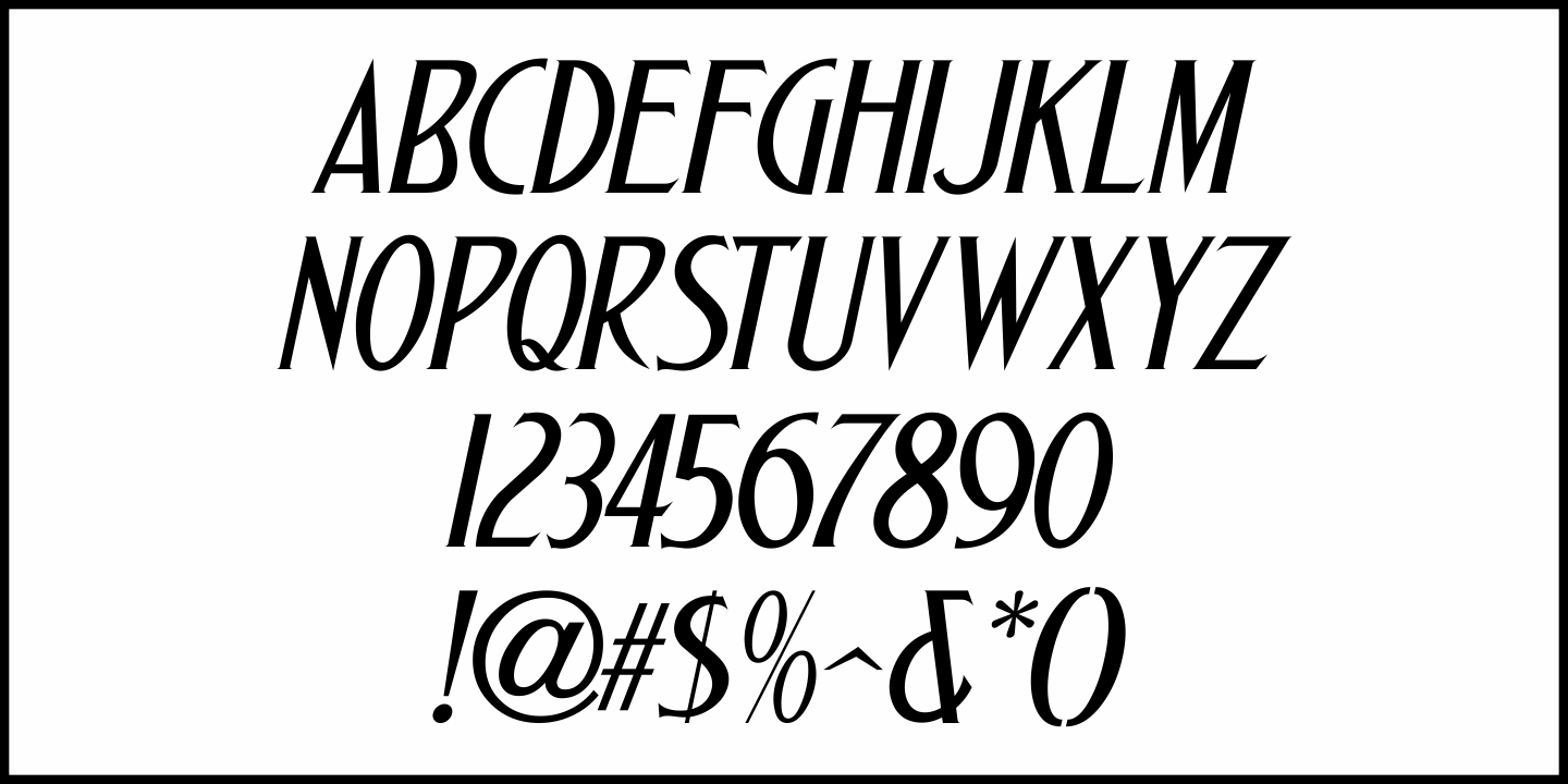 Golden Years Font Poster #1