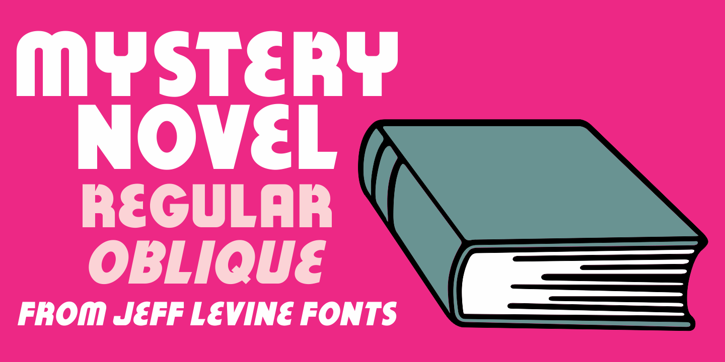 Mystery Novel Font Family Poster