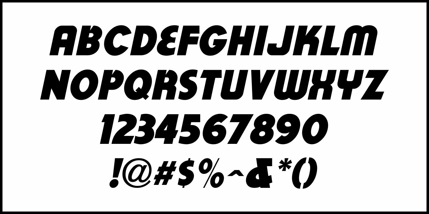 Mystery Novel Font Poster #5