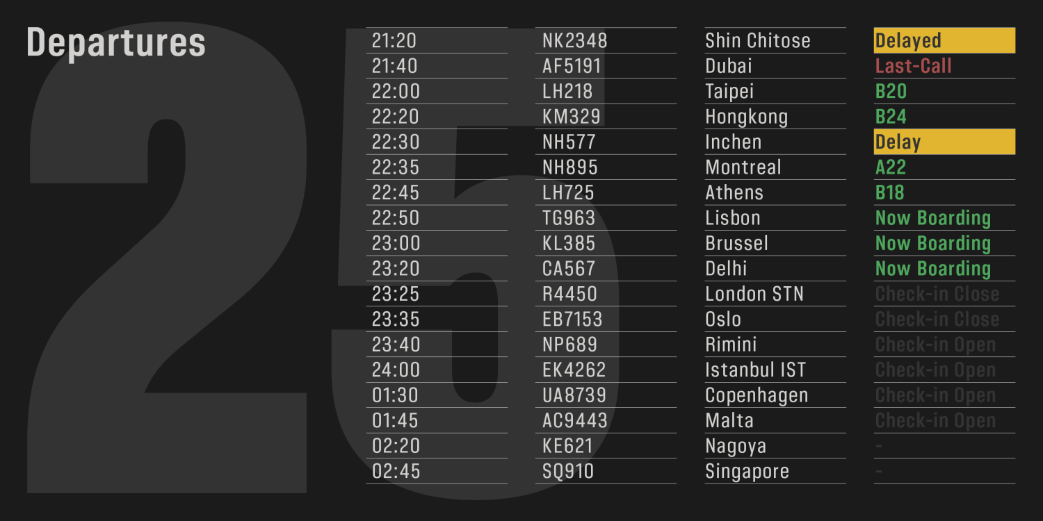 Minimalized Font Poster #9