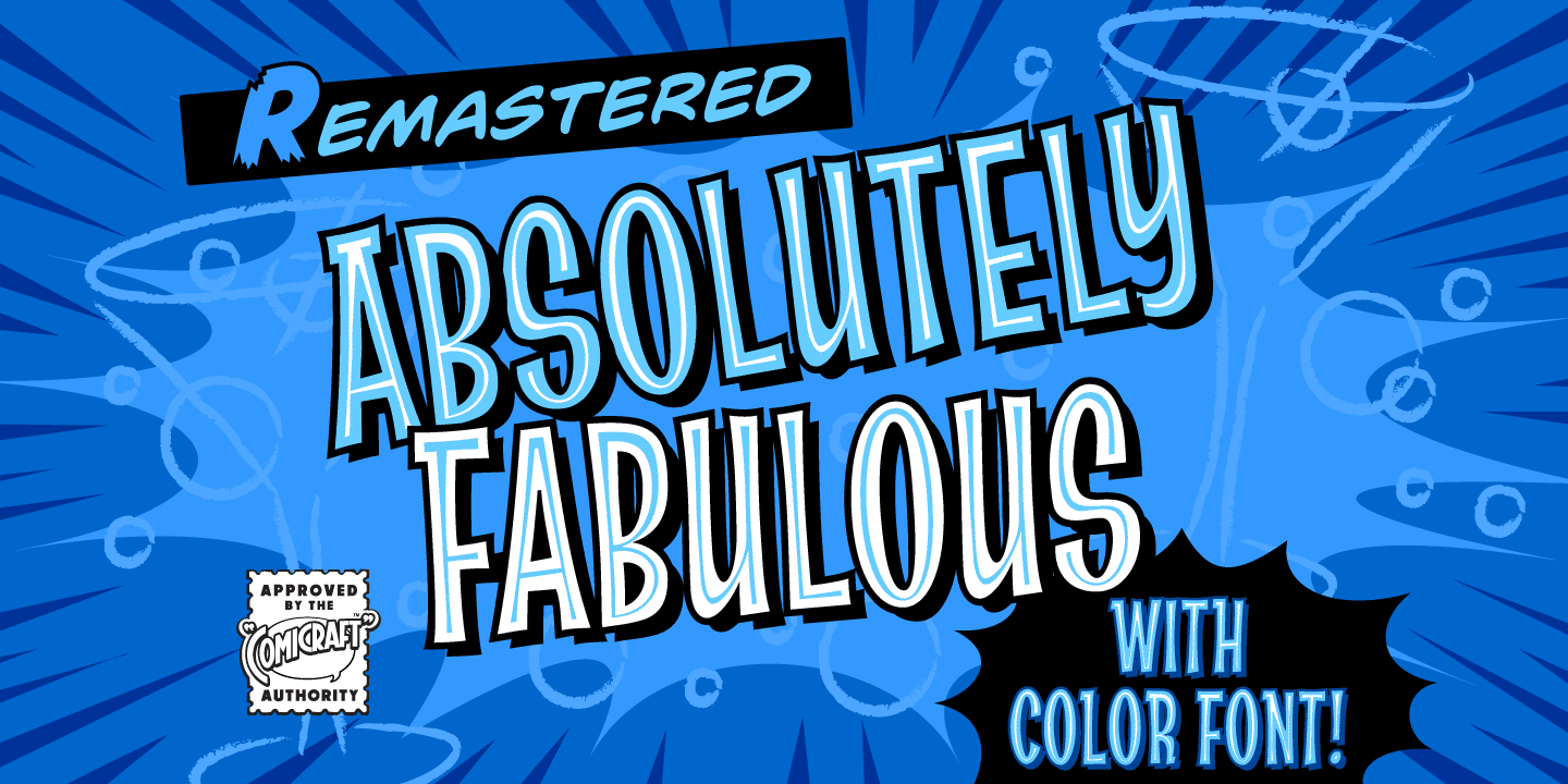 Absolutely Fabulous Font Poster #1