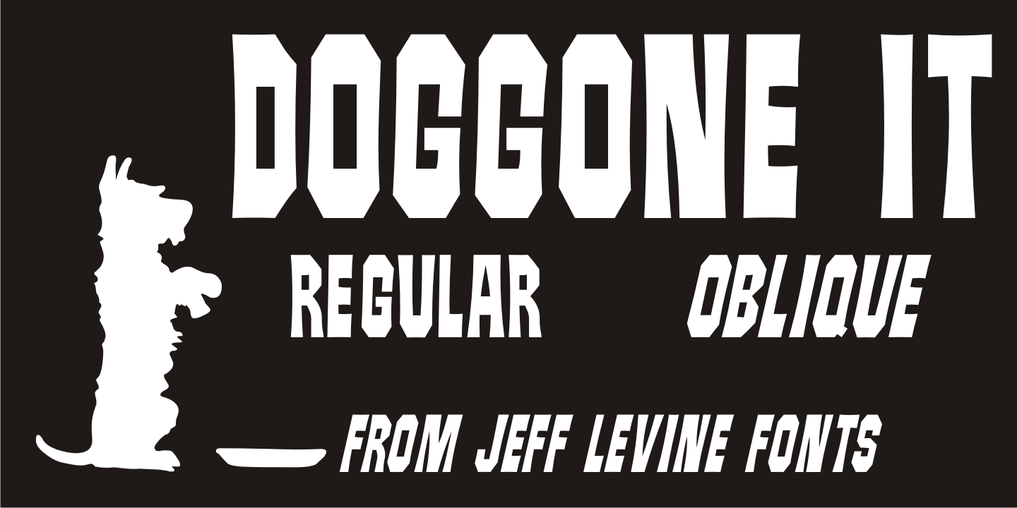 Doggone It Font Family Poster