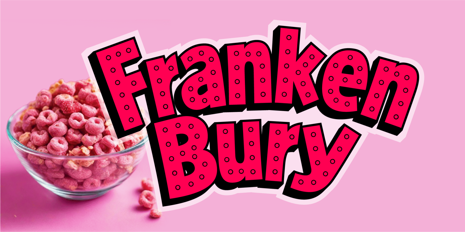 Frankenbury Font Poster #1