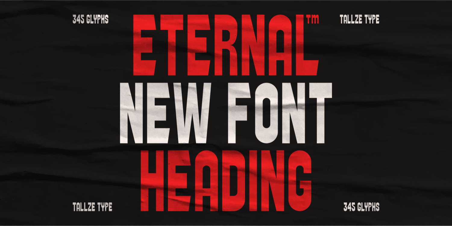 Tallze Font Poster #1