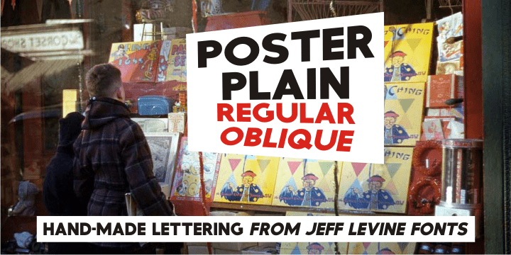 Poster Plain Font Poster #1