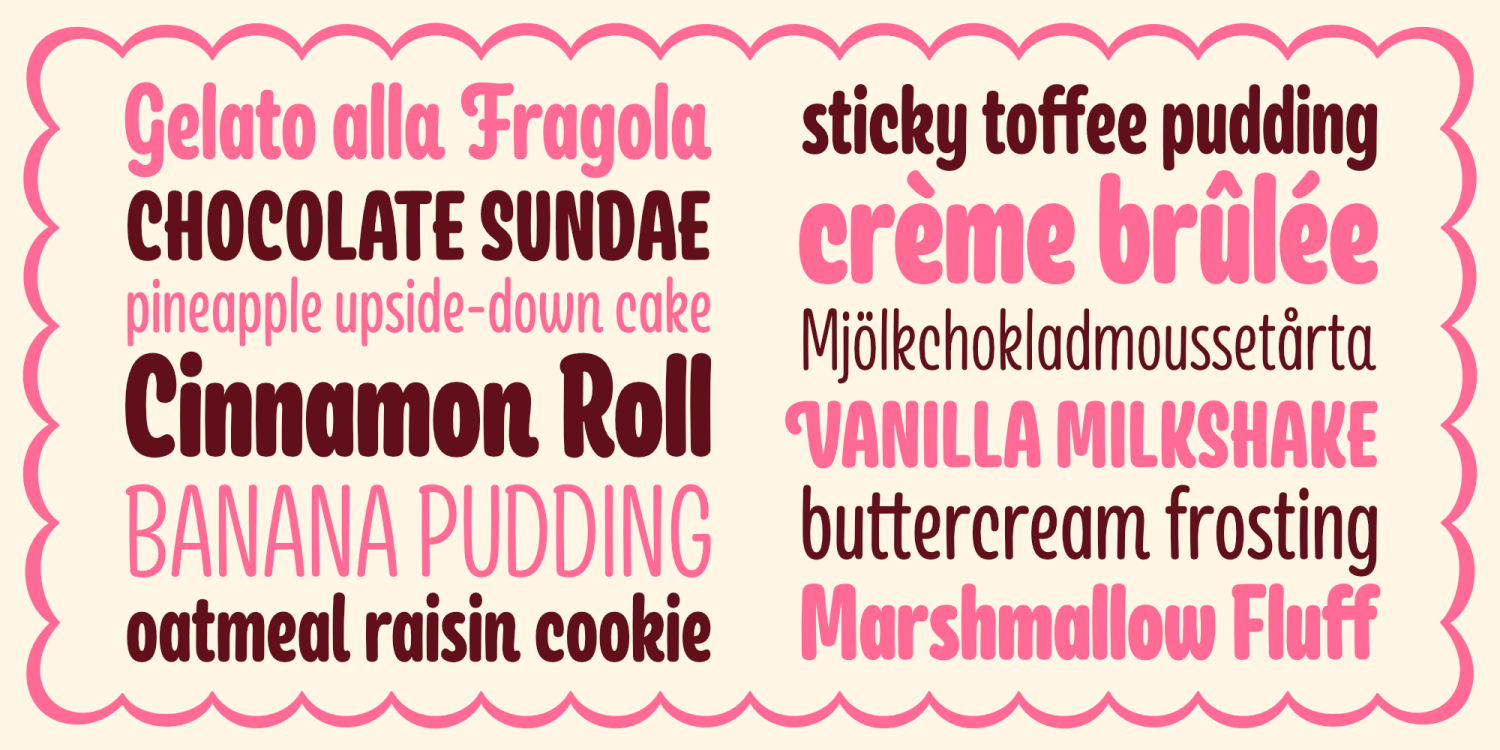 Frosting Sans Font Poster #3