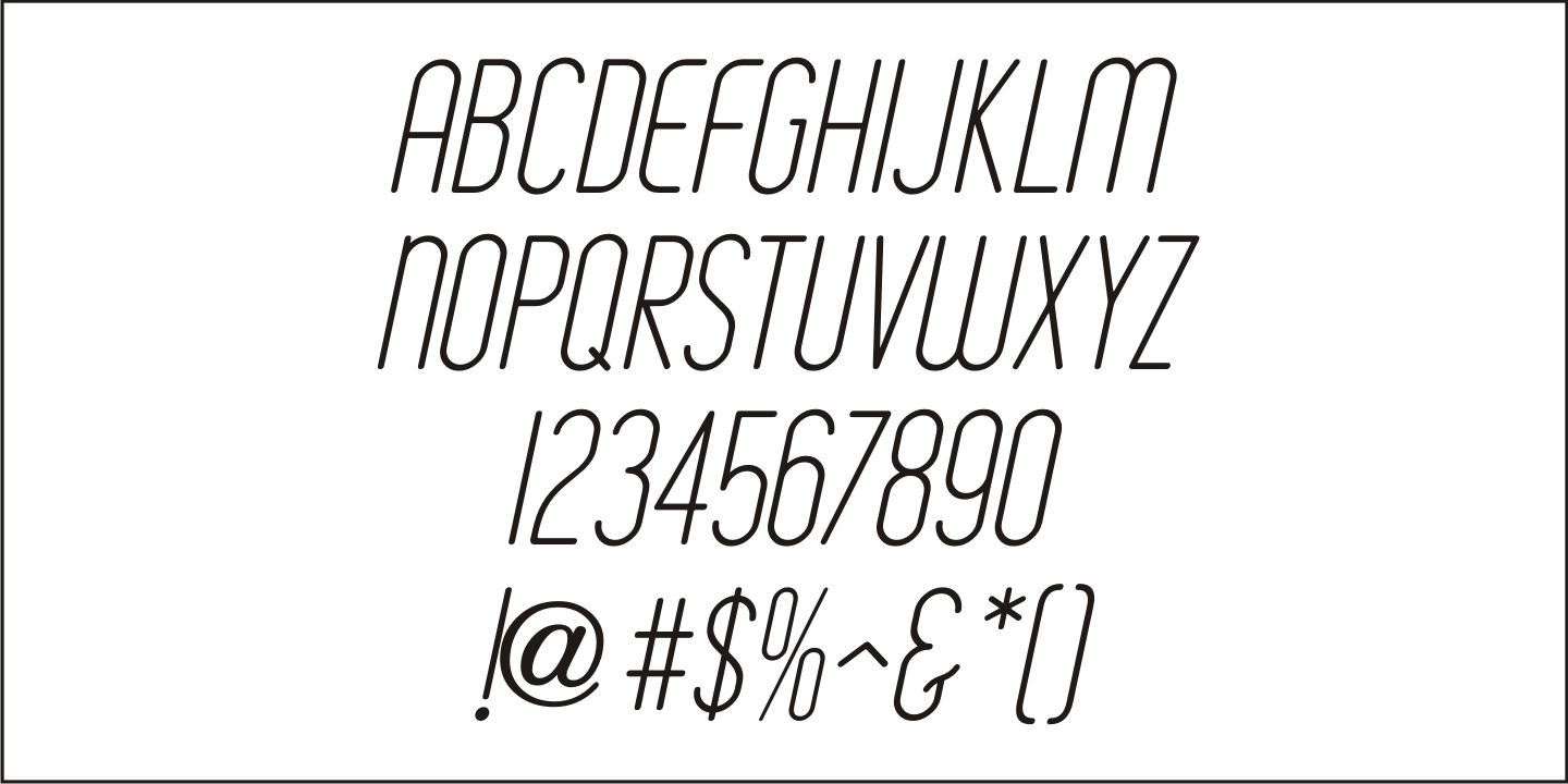 Mimeograph Template Font Poster #5