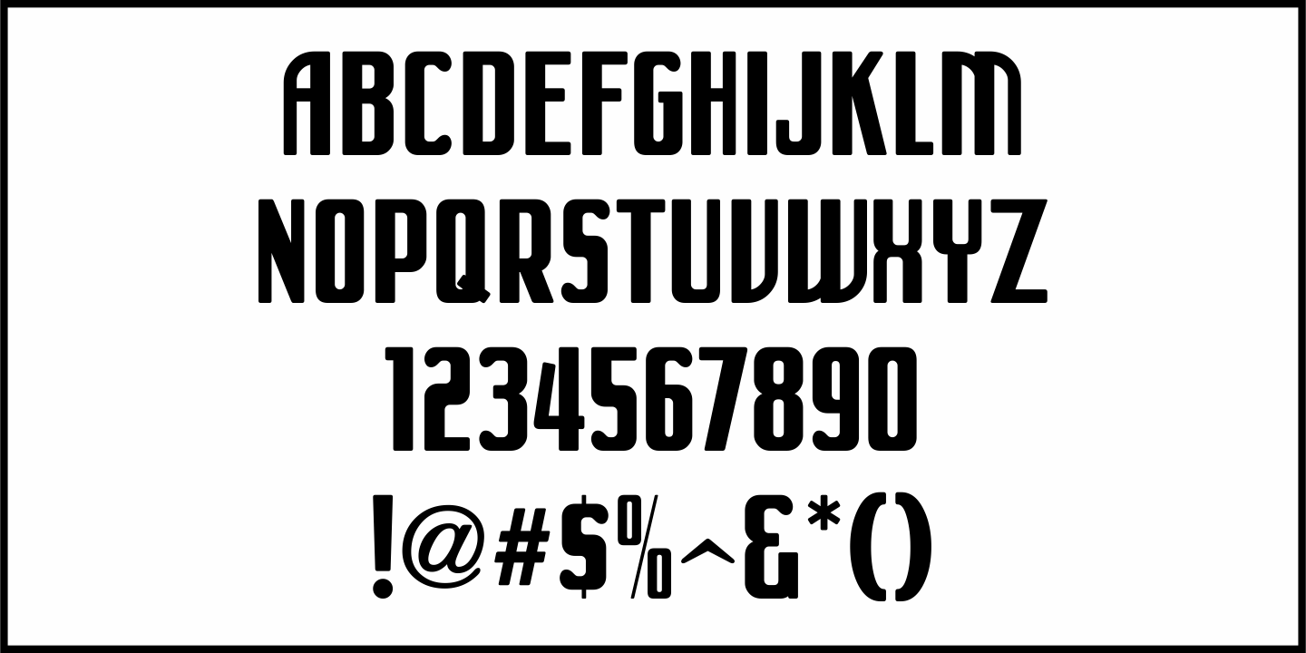 Movie Actor Font Poster #1