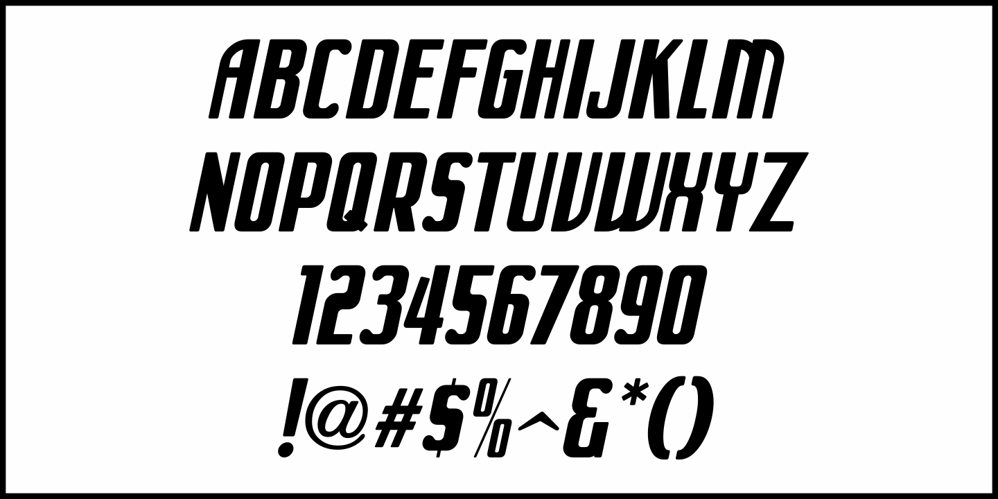 Movie Actor Font Poster #1