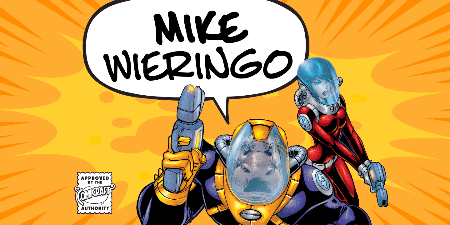 Mike Wieringo Font Poster #1