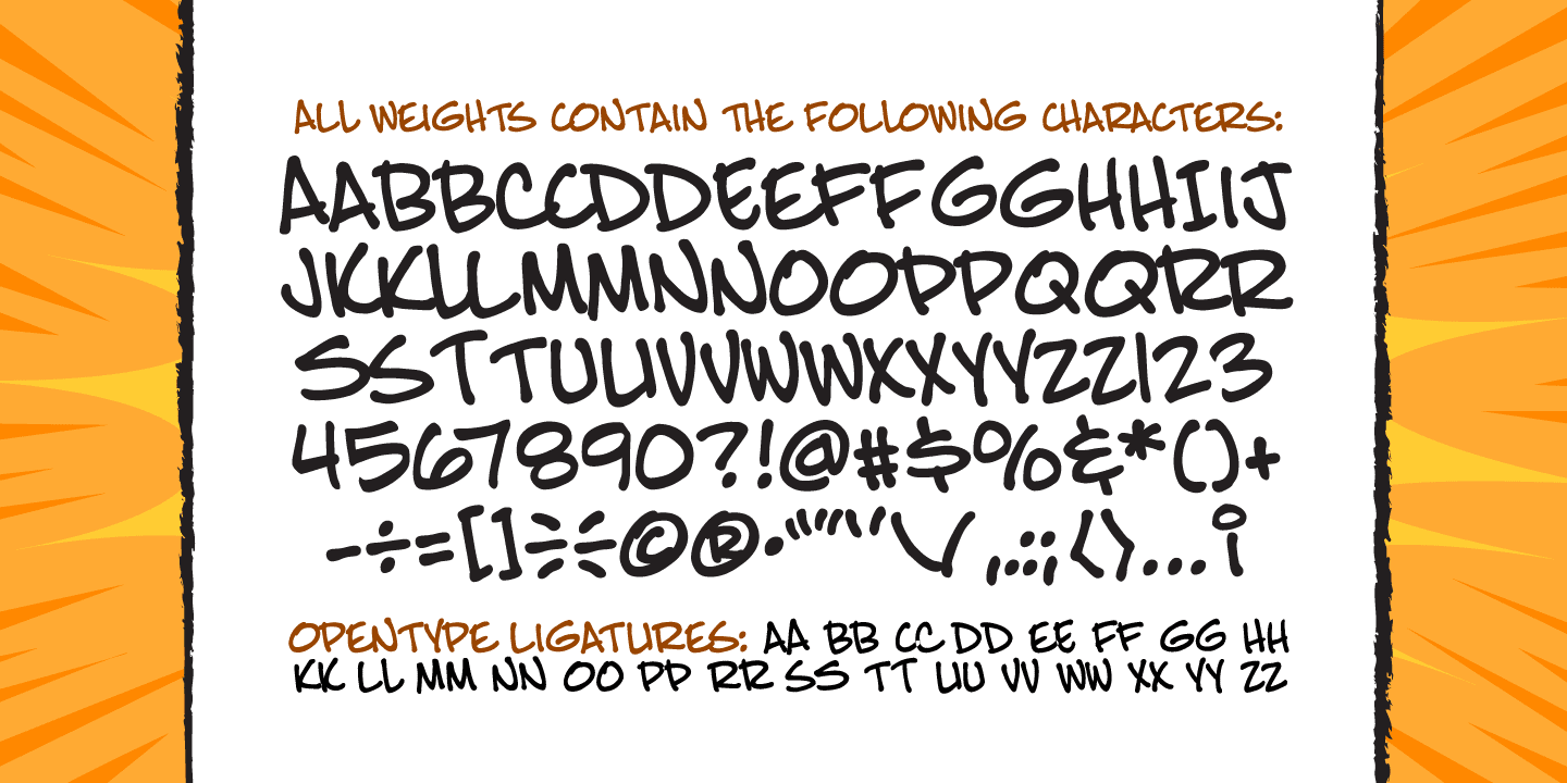 Mike Wieringo Font Poster #1