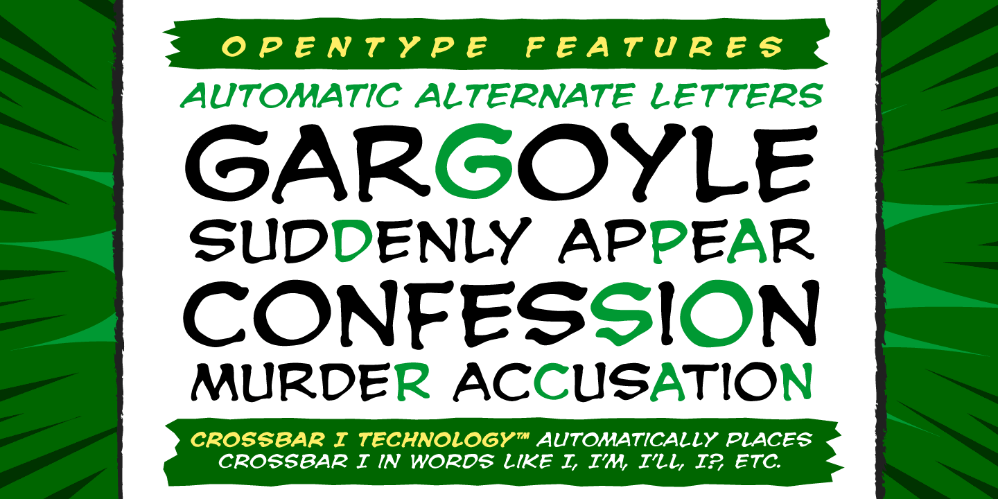Spookytooth Font Poster #1