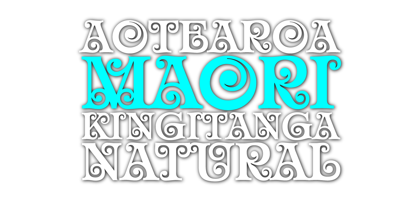 Churchward Maori Font Poster #1