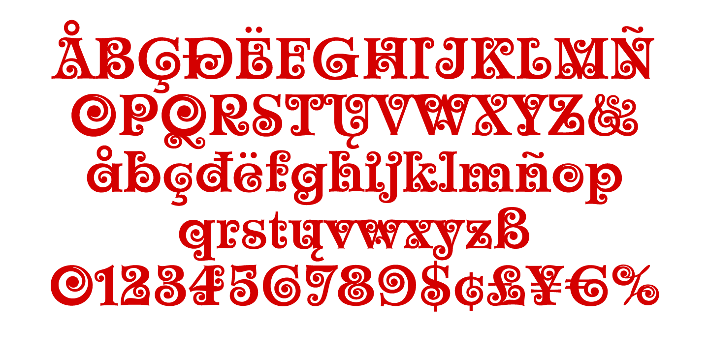 Churchward Maori Font Poster #1