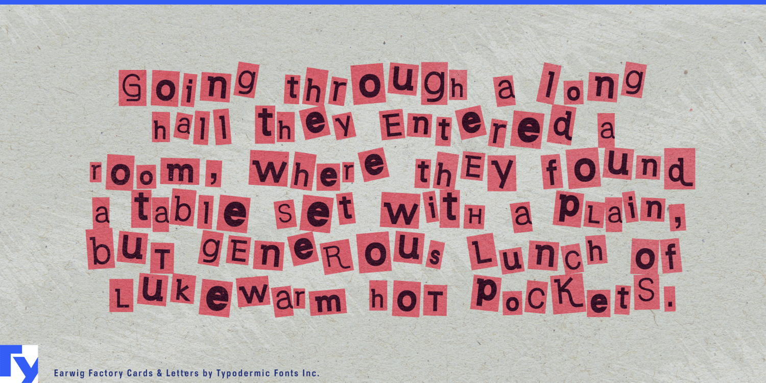 Earwig Factory Font Poster #1