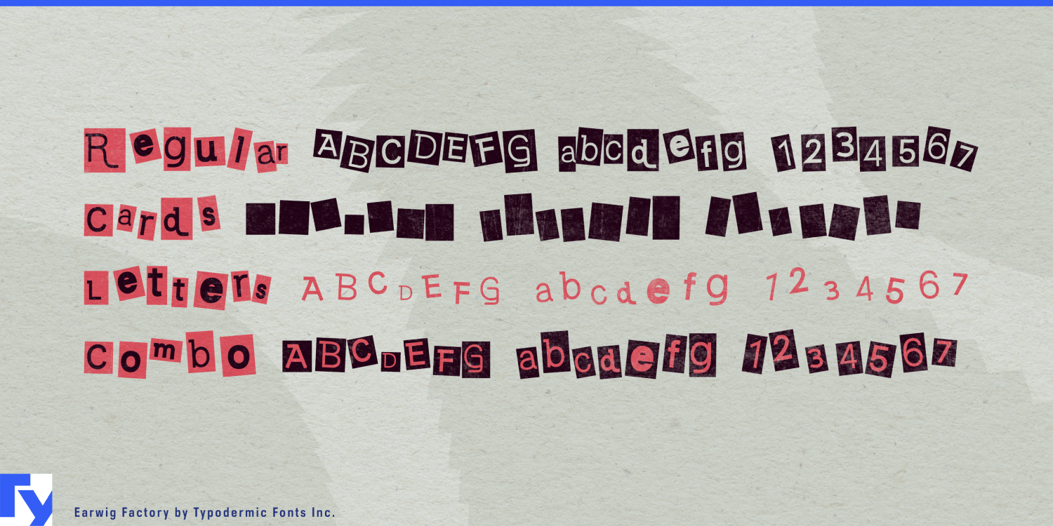 Earwig Factory Font Poster #1