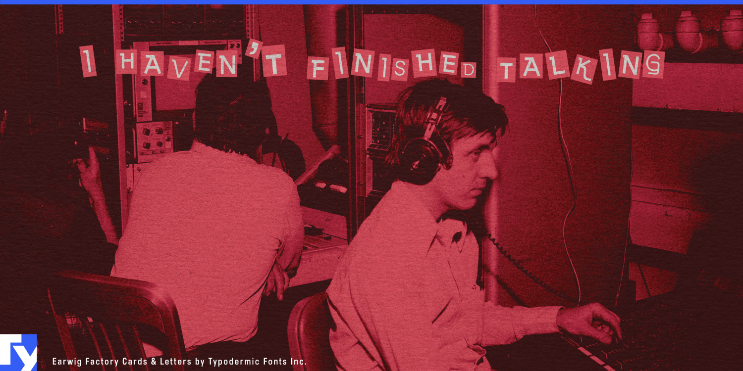Earwig Factory Font Poster #1