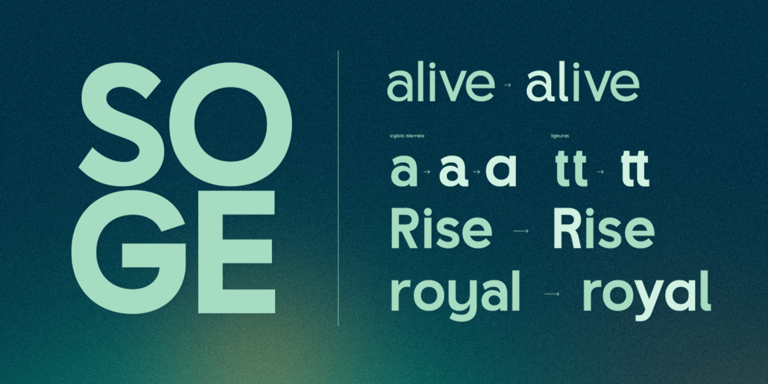 OV Soge Font Poster #1