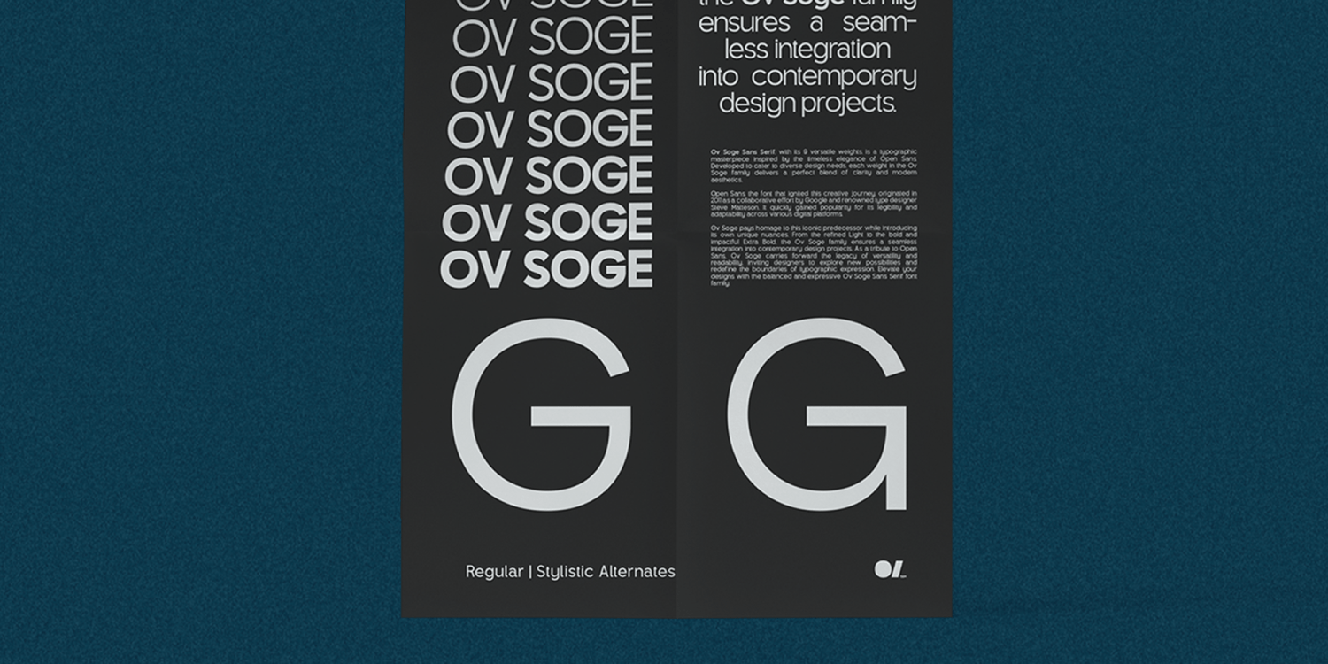 OV Soge Font Poster #1