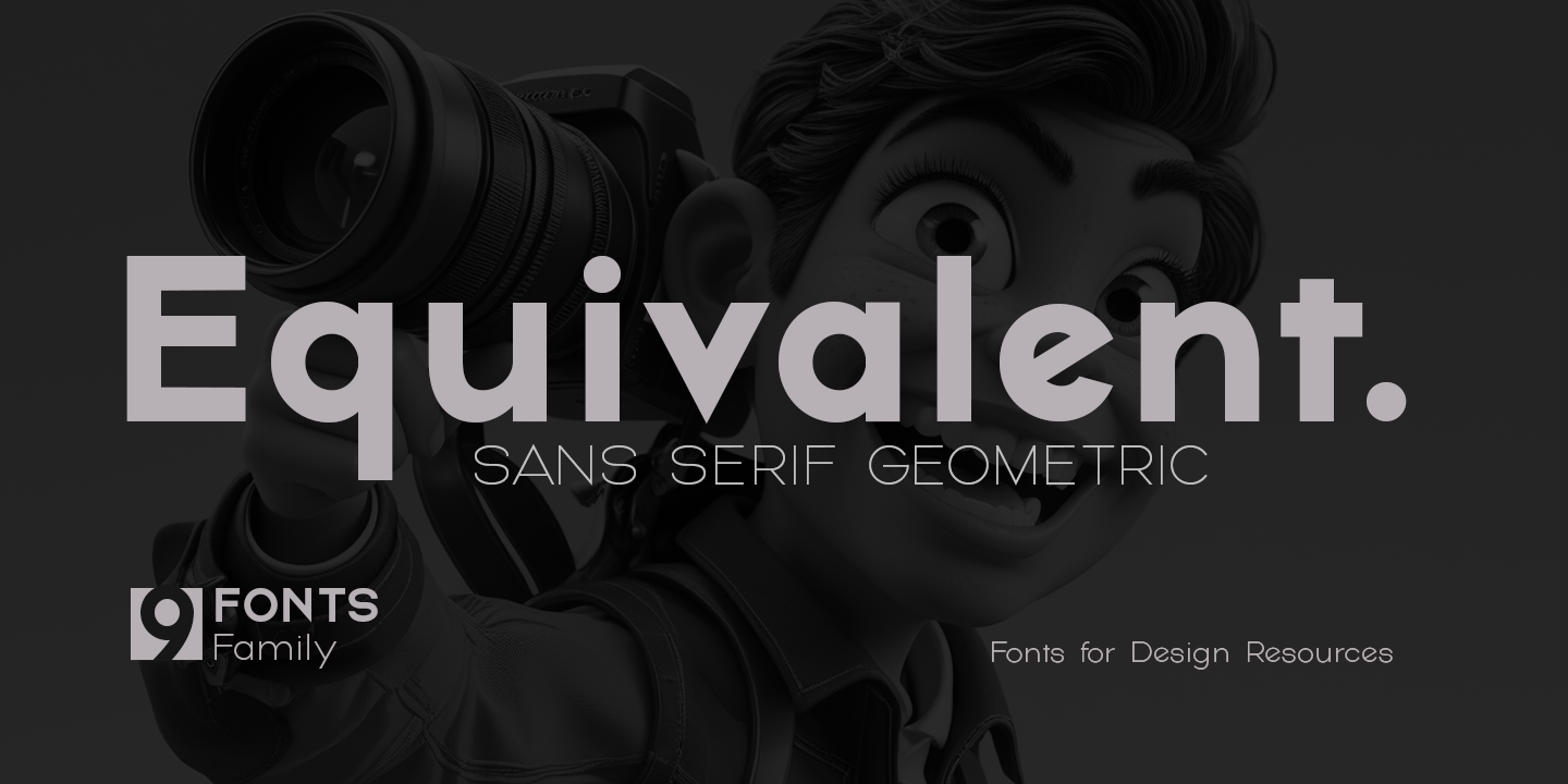 Equivalent Font Poster