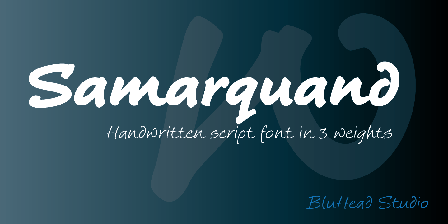 Samarquand Font Family Poster