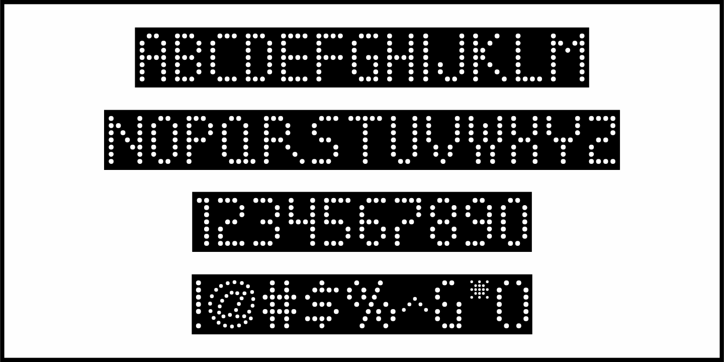 Electric Newspaper Font Poster #3