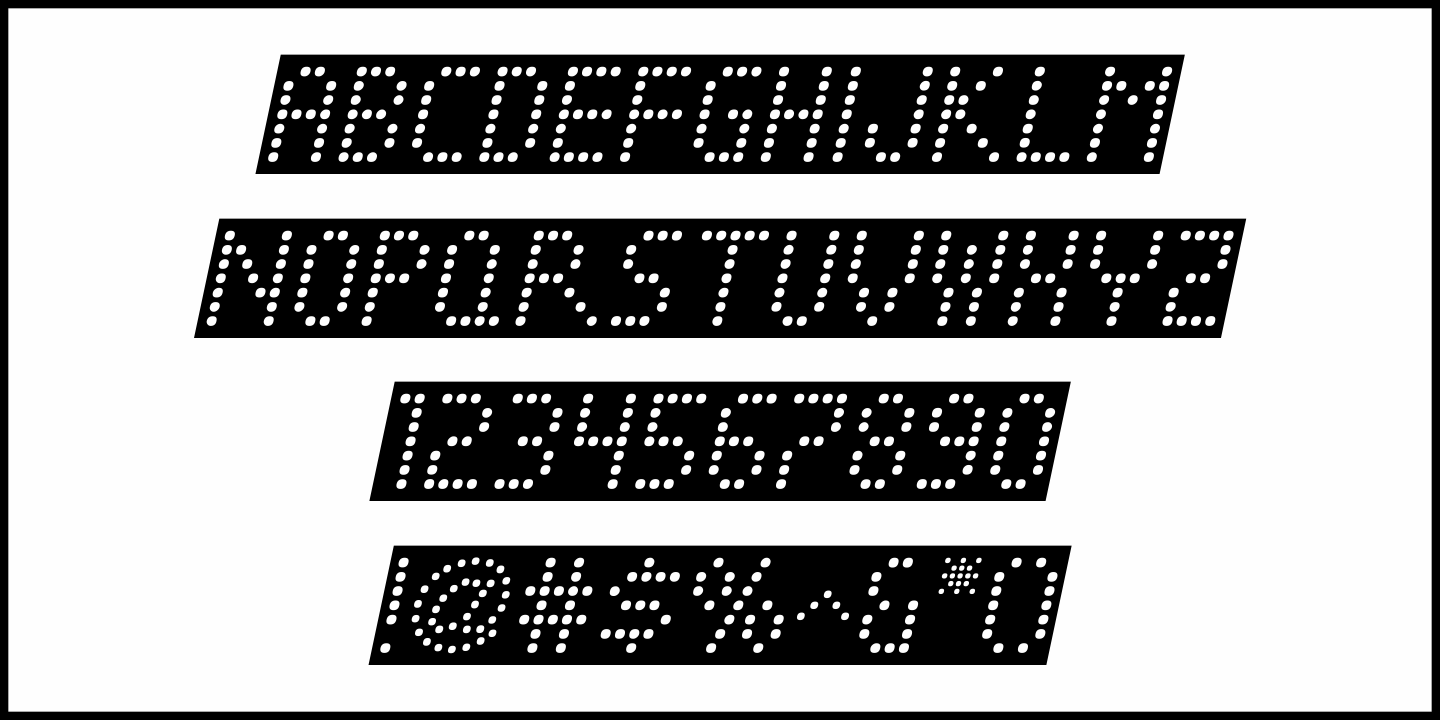 Electric Newspaper Font Poster #5