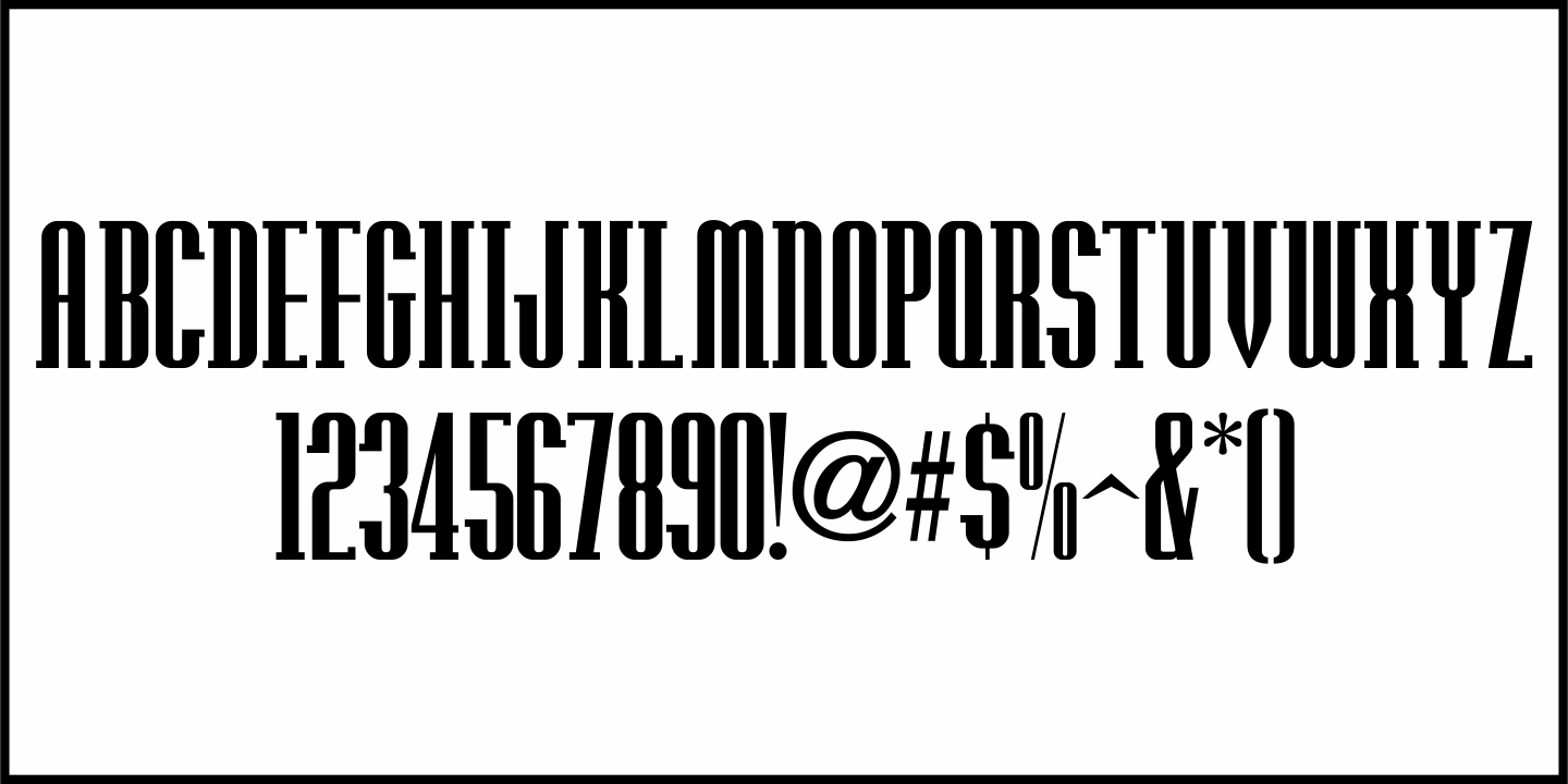 Hollywood and Vine Font Poster #1