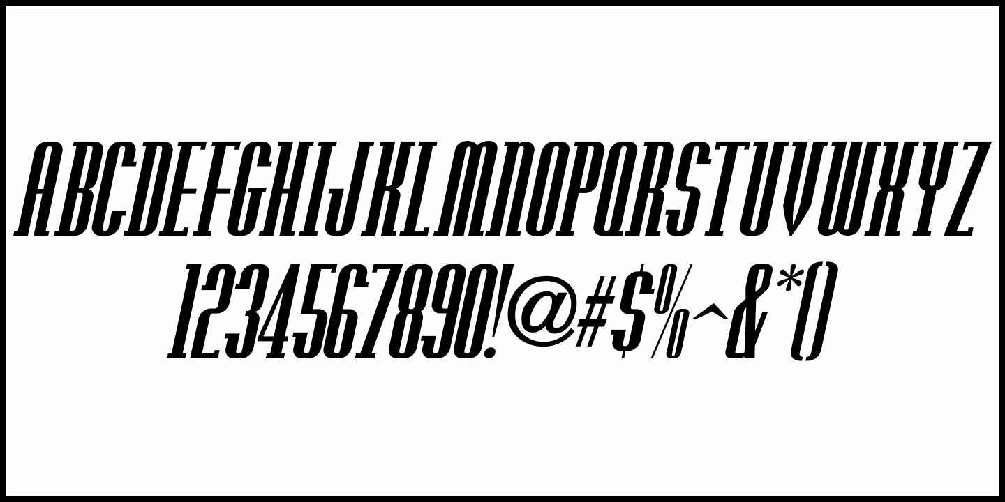 Hollywood and Vine Font Poster #1