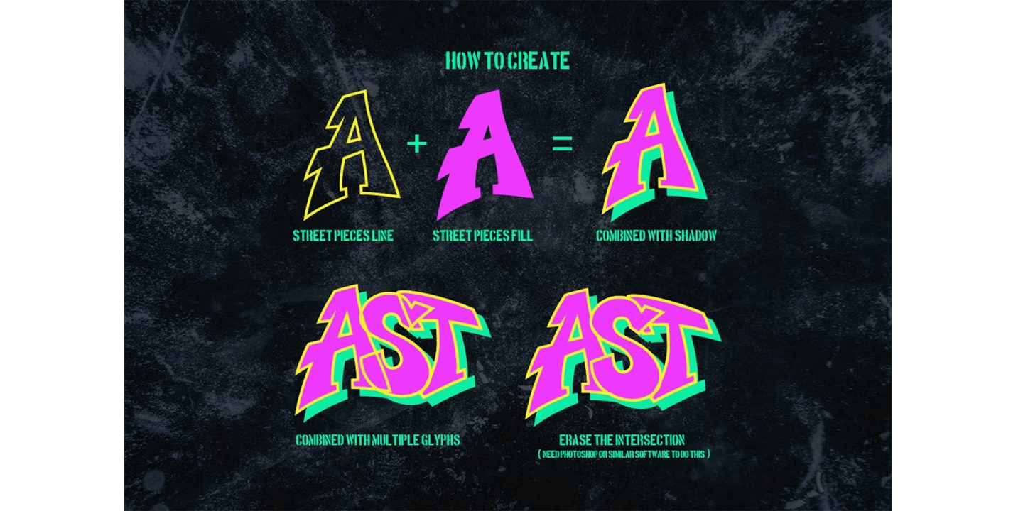Street Pieces® Font Family - Poster #10