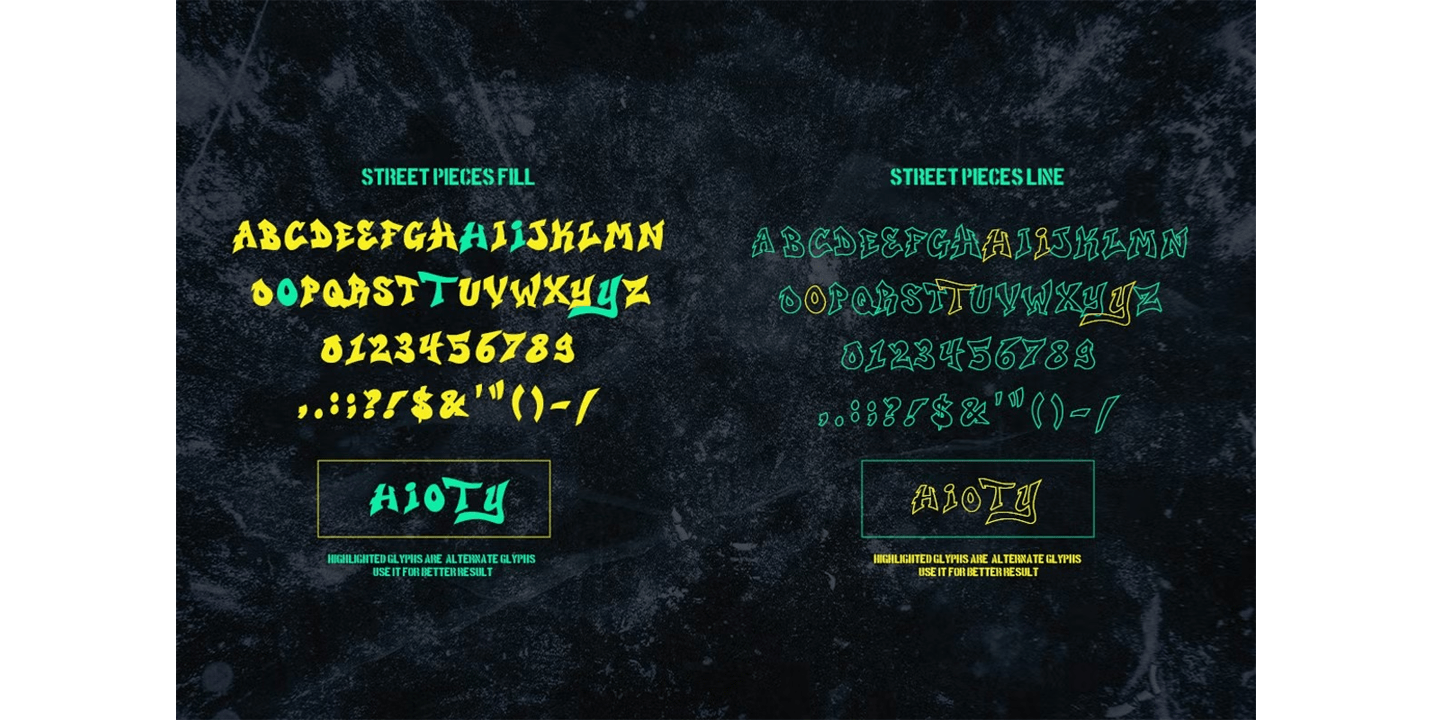 Street Pieces® Font Family - Poster #9
