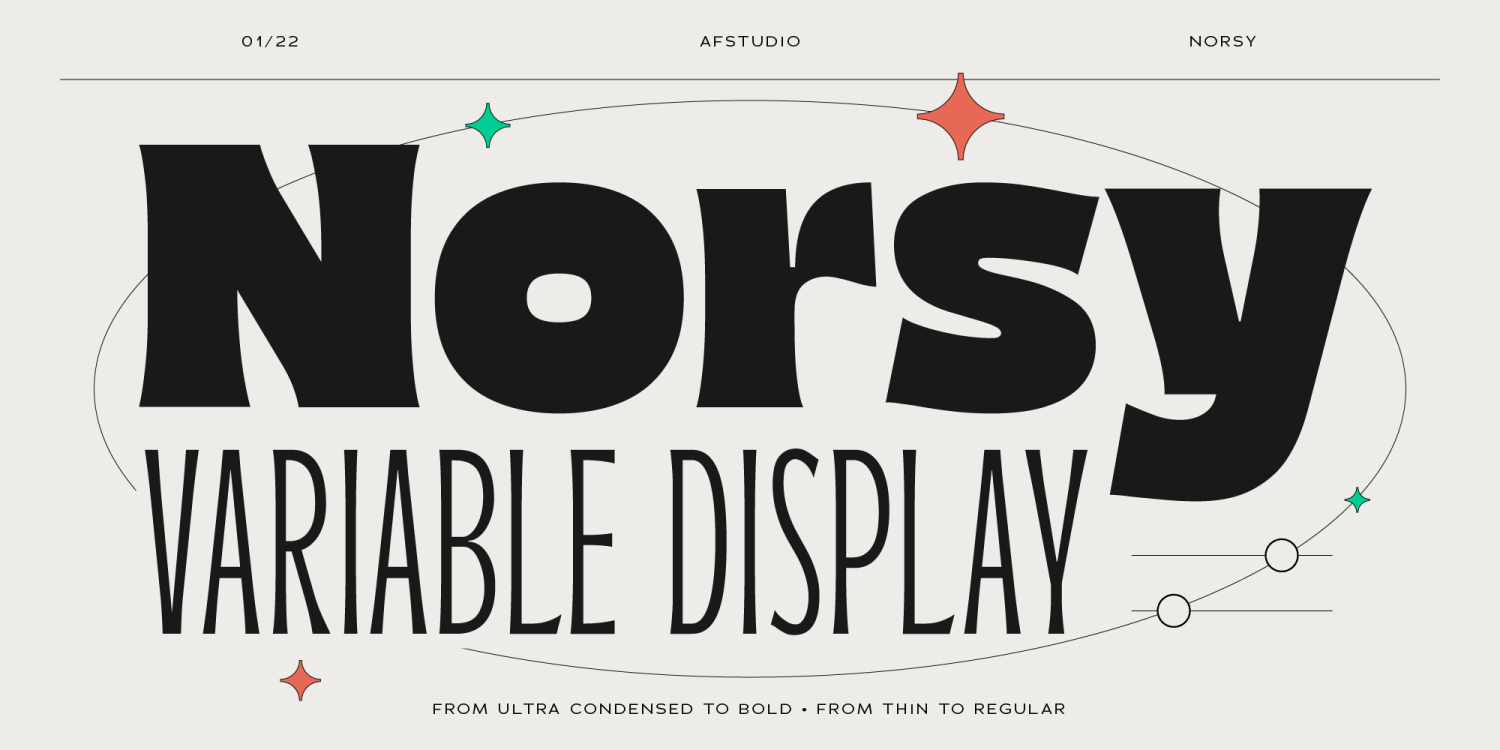 Norsy Font Family Poster