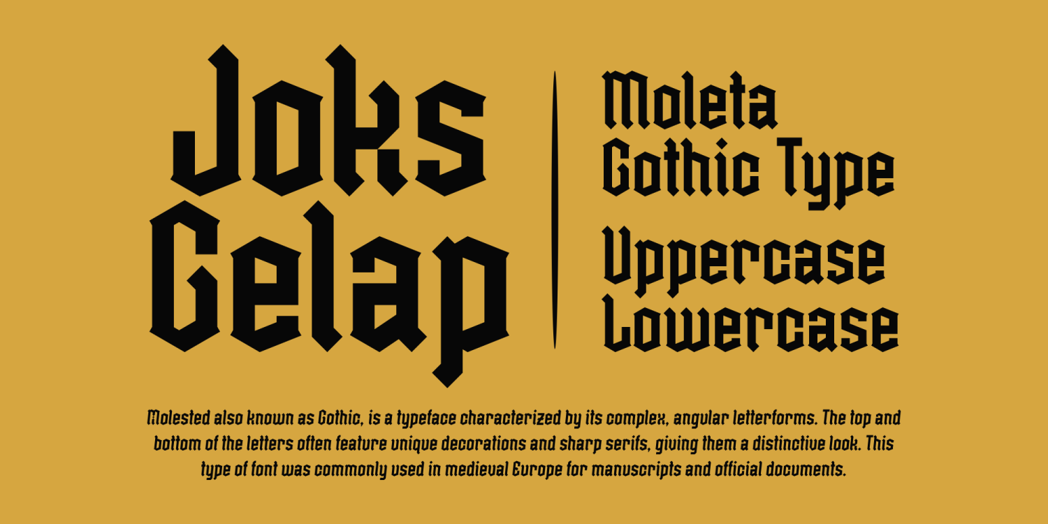 Moleta Font Poster #1