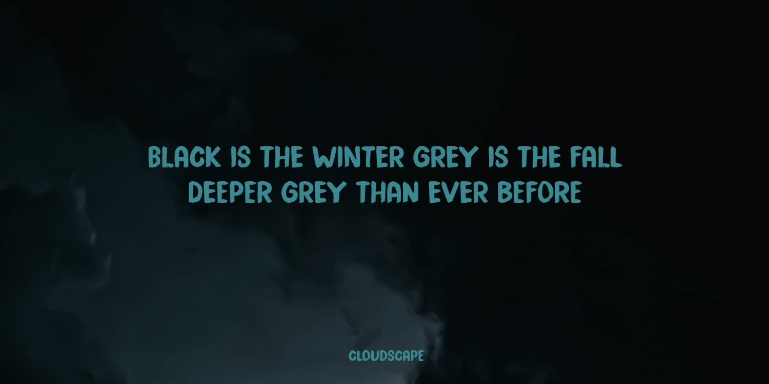Leaden Skies Font Poster #1