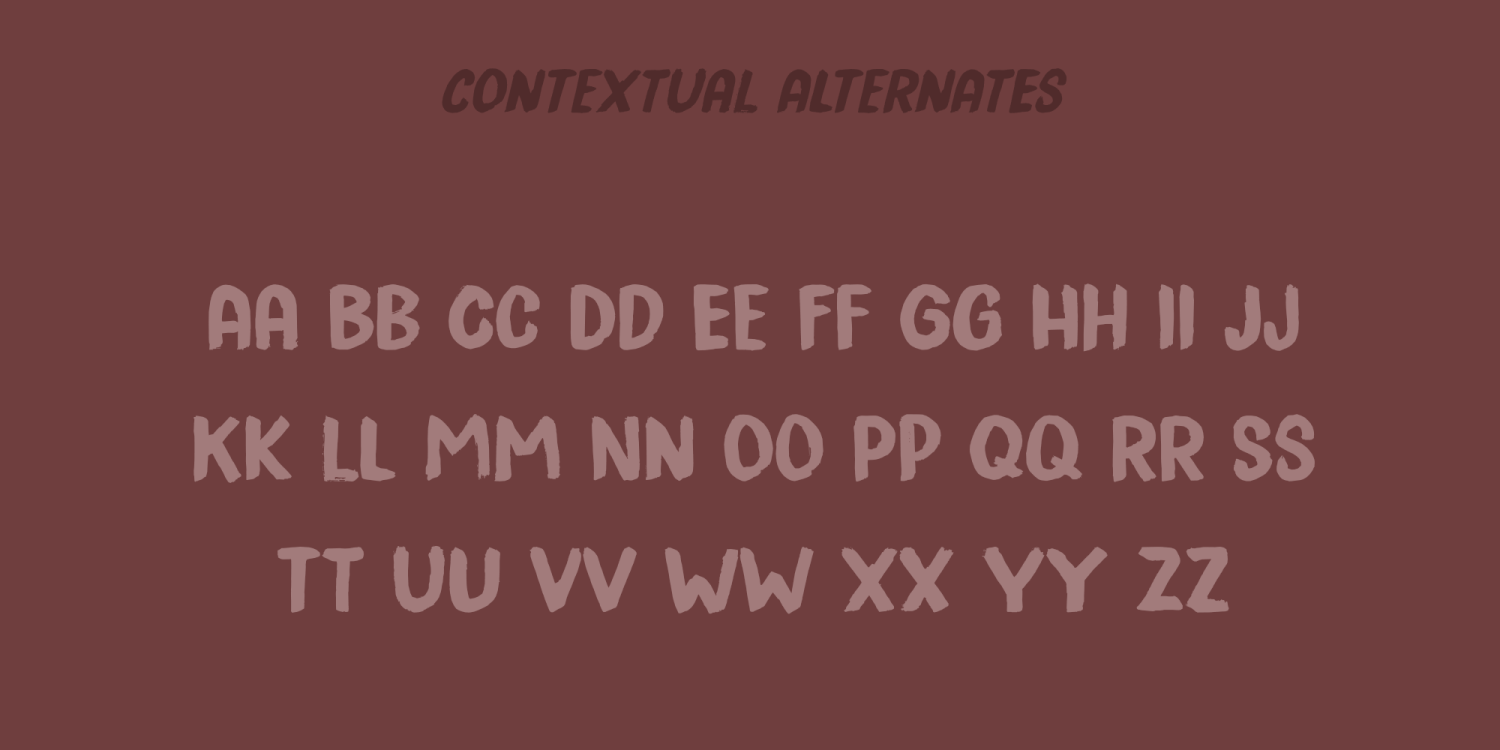 Leaden Skies Font Poster #1