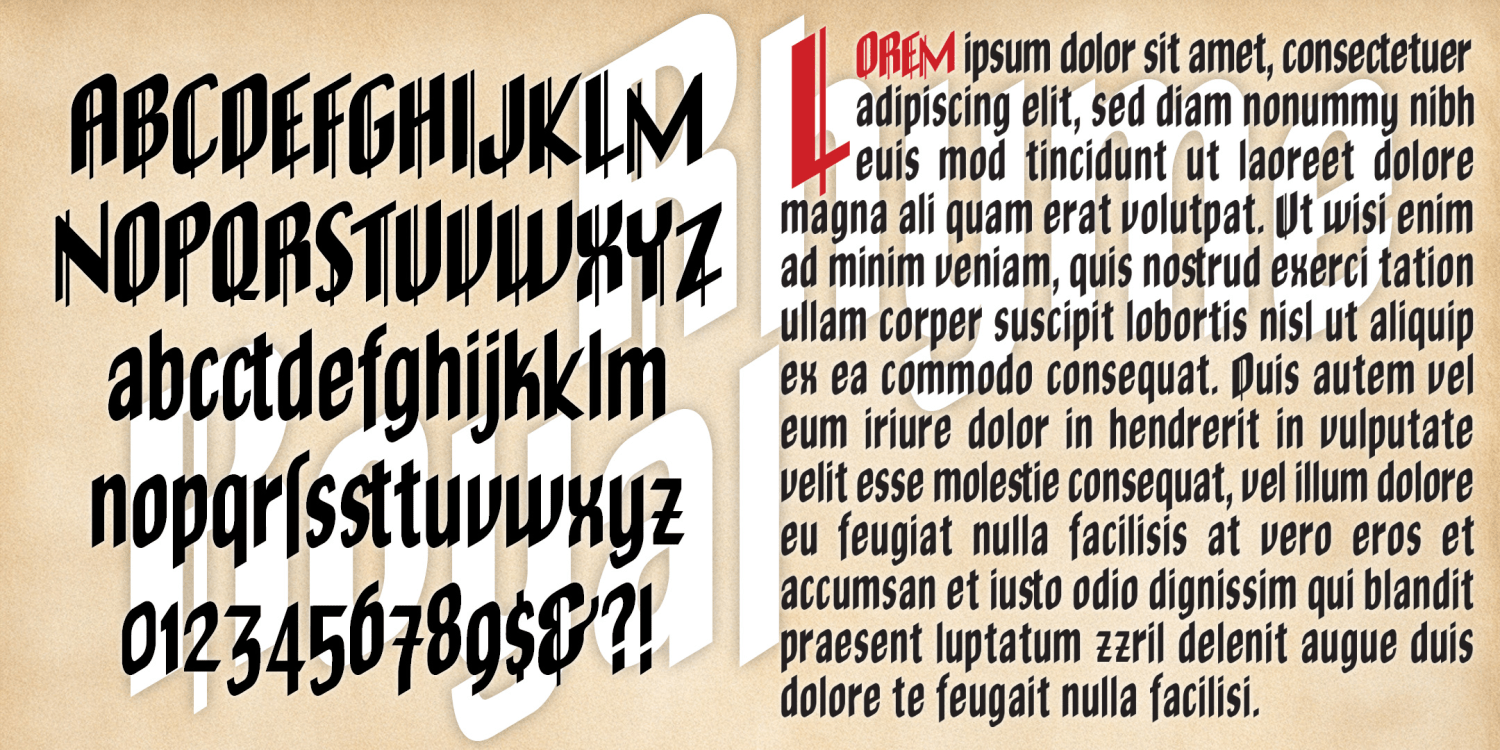 Rhyme Royal Font Family