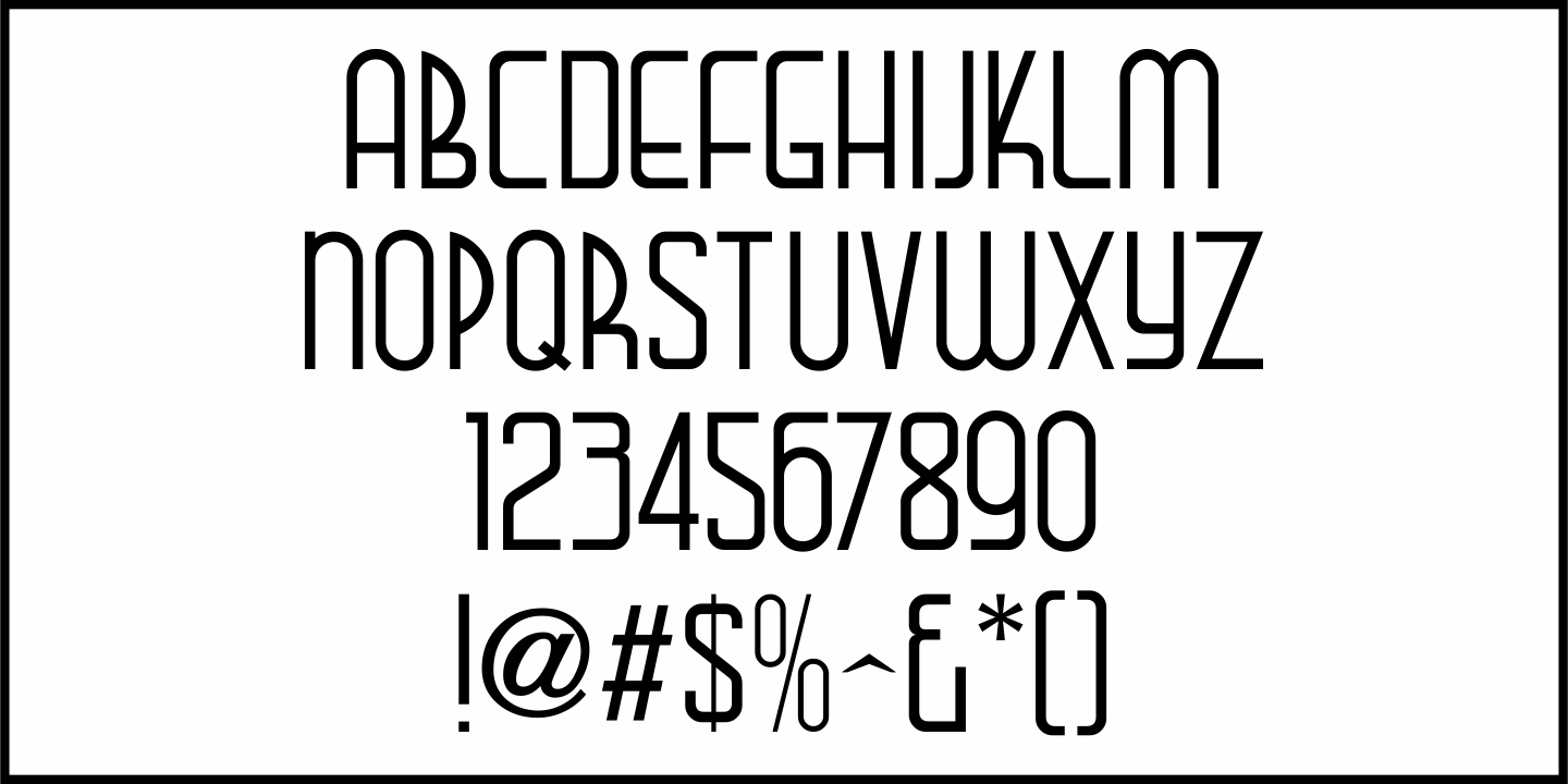 Drama Deco Font Poster #3