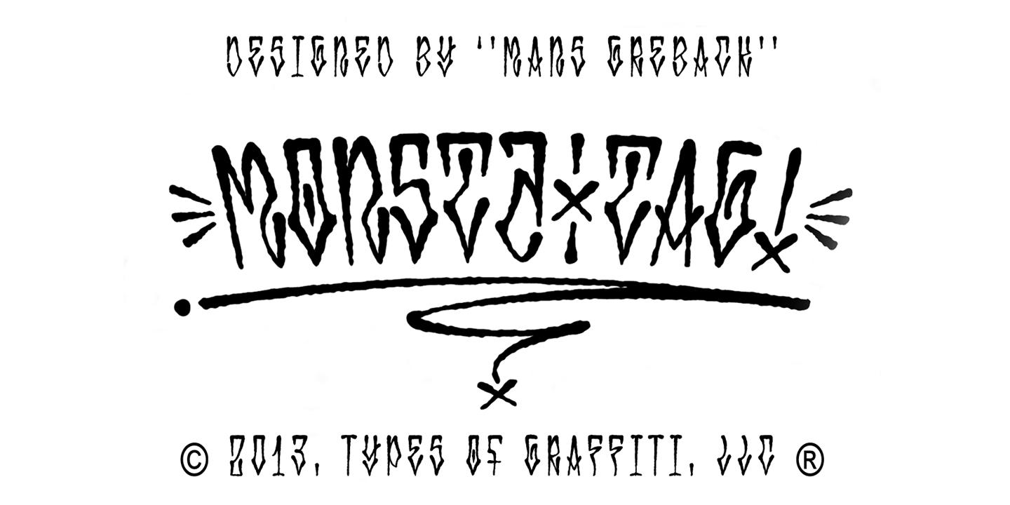 Monsta Tag® Font Family