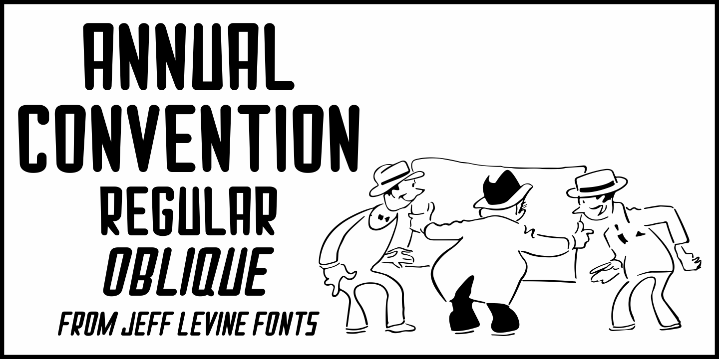 Annual Convention Font Family