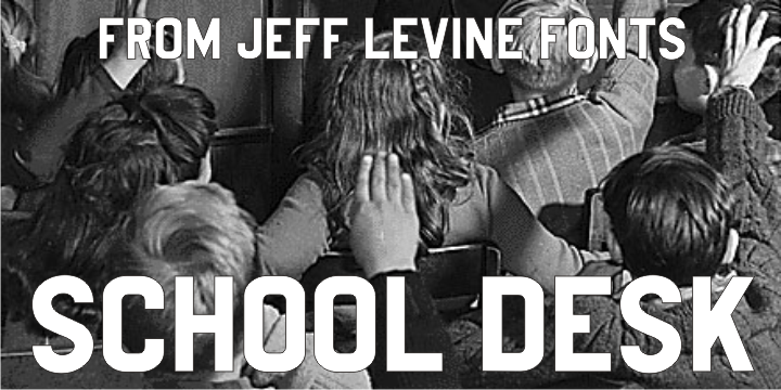 School Desk Font Family Poster