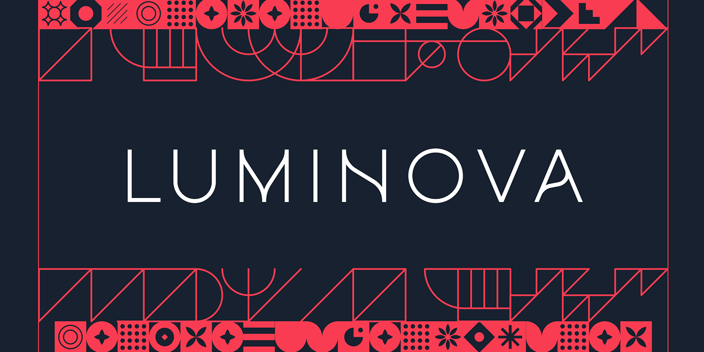 Luminova Font Poster #1