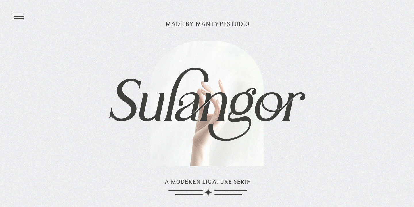 Sulangor Font Poster
